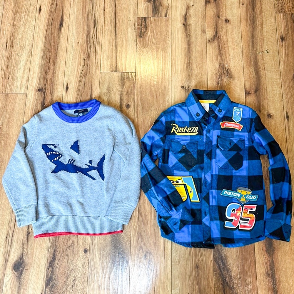 Boys size 5 shirt lot